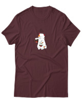 T-Shirt  Γυναικείο - Libra Cat - Color Thumbnail Μπορντό
