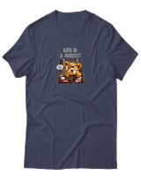 T-Shirt Αντρικό - Life Is A Journey - Color Thumbnail Μπλε Γκρι