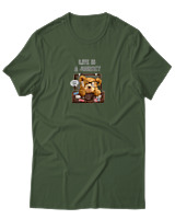 T-Shirt Αντρικό - Life Is A Journey - Color Thumbnail Κυπαρισσί