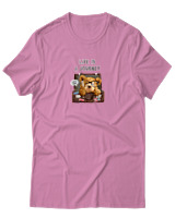 T-Shirt Αντρικό - Life Is A Journey - Color Thumbnail Ροζ