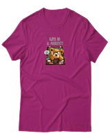 T-Shirt Αντρικό - Life Is A Journey - Color Thumbnail Φουξια