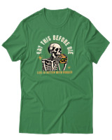 T-Shirt Αντρικό - Life Is Better With Burger - Color Thumbnail Πράσινο