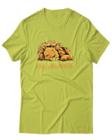 T-Shirt Αντρικό - Lion Around - Color Thumbnail Λαχανί