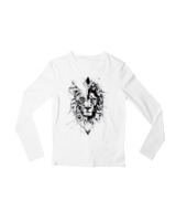Μακρυμάνικο Μακό Παιδικό - Lion Geometrical - Color Thumbnail 'Ασπρο