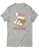 T-Shirt Unisex - Local Dealer - Color Thumbnail Γκρι Μελανζέ
