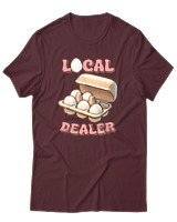 T-Shirt Unisex - Local Dealer - Color Thumbnail Μπορντό