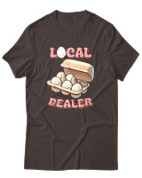 T-Shirt Unisex - Local Dealer - Color Thumbnail Καφέ