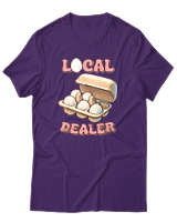 T-Shirt Unisex - Local Dealer - Color Thumbnail Σκούρο Μωβ