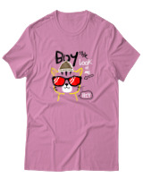 T-Shirt Αντρικό - Look At Me - Color Thumbnail Ροζ