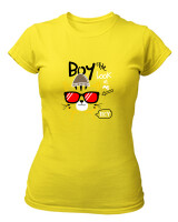 T-Shirt Στενή Γραμμή - Look At Me - Color Thumbnail Κίτρινο
