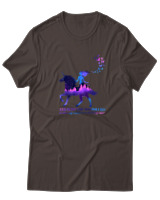 T-Shirt  Γυναικείο - Loose My Mind Find My Soul - Color Thumbnail Καφέ