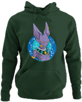 Φούτερ με κουκούλα - Lord Beerus - Color Thumbnail Κυπαρισσί