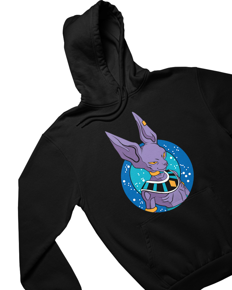 Φούτερ με κουκούλα - Lord Beerus - Image 1
