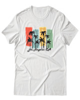 T-Shirt Αντρικό - Los Angeles CA - Color Thumbnail Άσπρο
