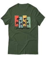 T-Shirt Αντρικό - Los Angeles CA - Color Thumbnail Κυπαρισσί