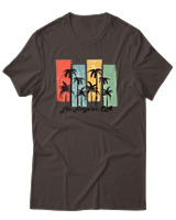 T-Shirt Αντρικό - Los Angeles CA - Color Thumbnail Καφέ