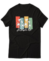T-Shirt Αντρικό - Los Angeles CA - Color Thumbnail Μαύρο