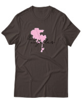 T-Shirt  Γυναικείο - Los Angeles Script - Color Thumbnail Καφέ