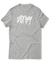 T-Shirt Αντρικό - Lost Boy - Color Thumbnail Γκρι Μελανζέ