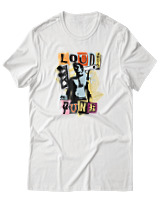 T-Shirt Αντρικό - Loud Proud And Punk - Color Thumbnail Άσπρο
