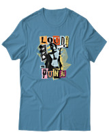 T-Shirt Αντρικό - Loud Proud And Punk - Color Thumbnail Τιρκουάζ