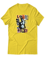 T-Shirt Αντρικό - Loud Proud And Punk - Color Thumbnail Χρυσό Κίτρινο