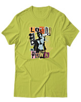 T-Shirt Αντρικό - Loud Proud And Punk - Color Thumbnail Λαχανί