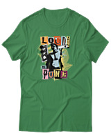 T-Shirt Αντρικό - Loud Proud And Punk - Color Thumbnail Πράσινο
