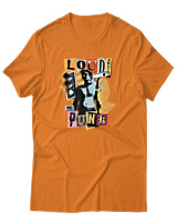 T-Shirt Αντρικό - Loud Proud And Punk - Color Thumbnail Πορτοκαλί