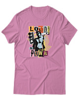 T-Shirt Αντρικό - Loud Proud And Punk - Color Thumbnail Ροζ
