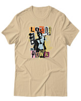 T-Shirt Αντρικό - Loud Proud And Punk - Color Thumbnail Μπεζ