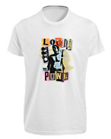 T-Shirt Fit Αντρικό - Loud Proud And Punk - Color Thumbnail 'Ασπρο