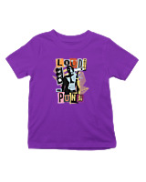 T-Shirt  Παιδικό - Loud Proud And Punk - Color Thumbnail Σκούρο Μωβ
