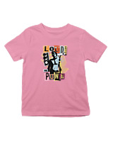 T-Shirt  Παιδικό - Loud Proud And Punk - Color Thumbnail Ροζ