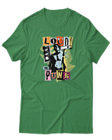 T-Shirt  Γυναικείο - Loud Proud And Punk - Color Thumbnail Πράσινο