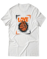 T-Shirt Αντρικό - Love Basket - Color Thumbnail Άσπρο