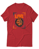 T-Shirt Αντρικό - Love Basket - Color Thumbnail Κόκκινο