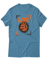 T-Shirt Αντρικό - Love Basket - Color Thumbnail Τιρκουάζ