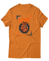 T-Shirt Αντρικό - Love Basket - Color Thumbnail Πορτοκαλί