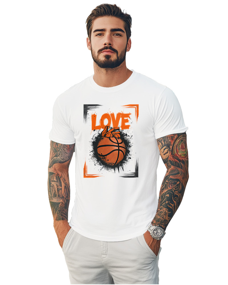 T-Shirt Αντρικό - Love Basket - Image 1