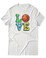 T-Shirt Αντρικό - Love Basket - Color Thumbnail Άσπρο