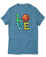 T-Shirt Αντρικό - Love Basket - Color Thumbnail Τιρκουάζ