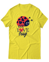 T-Shirt Αντρικό - Love Bug - Color Thumbnail Κίτρινο