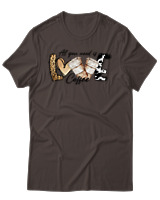T-Shirt Αντρικό - Love Coffee - Color Thumbnail Καφέ