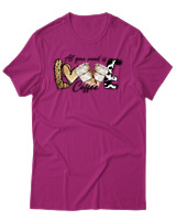 T-Shirt Αντρικό - Love Coffee - Color Thumbnail Φουξια