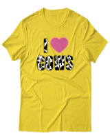 T-Shirt Αντρικό - Love Cows - Color Thumbnail Χρυσό Κίτρινο
