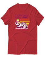 T-Shirt Αντρικό - Love Duck - Color Thumbnail Κόκκινο
