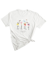 T-Shirt Woman Fashion Γυναικείο - Love For All The Seasons - Color Thumbnail WHITE