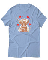 T-Shirt Αντρικό - Lover - Color Thumbnail Γαλάζιο