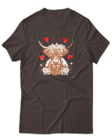 T-Shirt Αντρικό - Lover - Color Thumbnail Καφέ